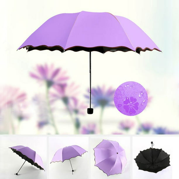 Folding Anti-UV Sun/Rain Umbrella Travel Parasol Folding Rain Windproof Umbrell 